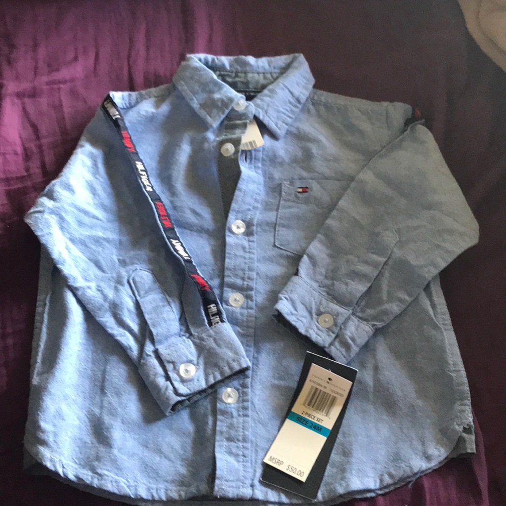Tommy Hilfiger boys botton up